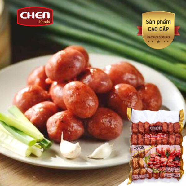 Lạp xưởng trân châu vị tỏi 500g