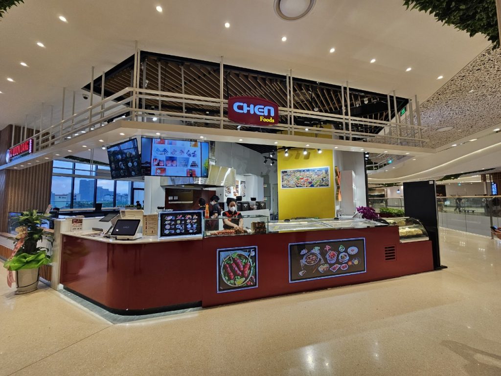 Quầy Chen Food trong trung tâm thương mại
